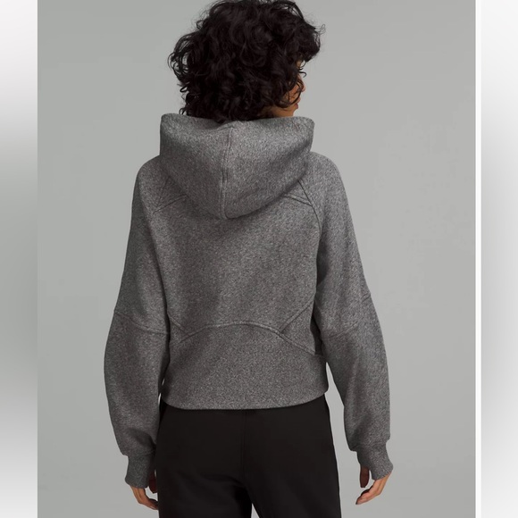 NWT Lululemon Scuba Oversized Full Zip Hoodie carbon dust - Picture 6 of 6